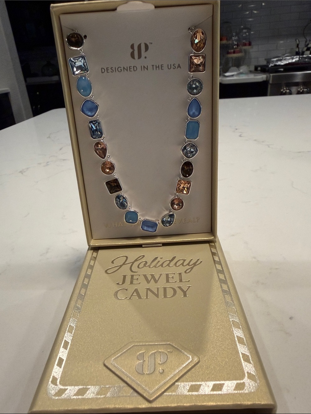 BP Holiday Jewel Candy Glimmer On The Rocks Chestnut Frost on Silver Plating